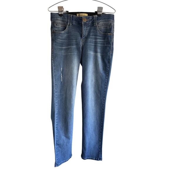 Democracy Women’s AbSolution Ab Technology Distressed Jeans Sz 6 Minimalist - Picture 2 of 6